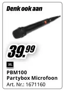 MediaMarkt Bekijk JBL Partybox Microfoon aanbieding