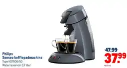 Makro Philips Senseo koffiepadmachine aanbieding