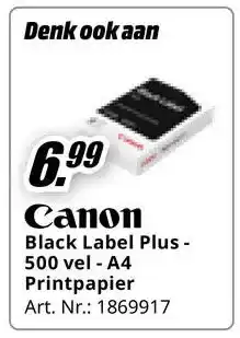 MediaMarkt Bekijk Canon Printpapier aanbieding