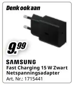 MediaMarkt Bekijk Samsung Netspanningsadapter aanbieding