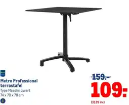 Makro Metro Professional terrastafel aanbieding