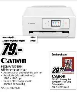 MediaMarkt Bekijk Canon All-in-one-printer aanbieding
