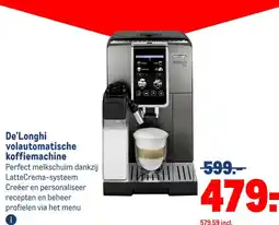Makro De'Longhi volautomatische koffiemachine aanbieding