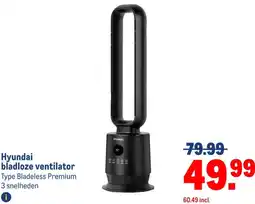 Makro Hyundai bladloze ventilator aanbieding