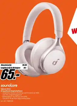 MediaMarkt Bekijk Soundcore Draadloze koptelefoon aanbieding