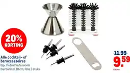 Makro Alle cocktail- of baraccessoires aanbieding