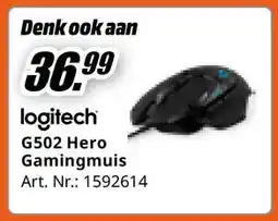 MediaMarkt Logitech Gamingmuis aanbieding