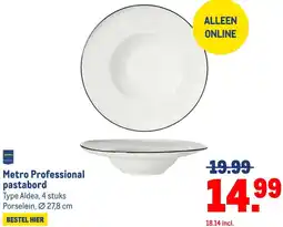 Makro Metro Professional pastabord aanbieding