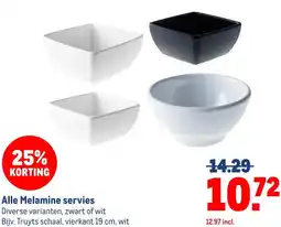 Makro Alle Melamine servies aanbieding