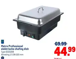 Makro Metro Professional elektrische chafing dish aanbieding