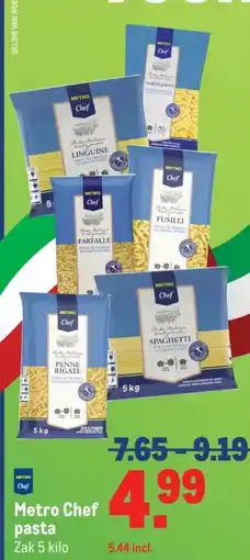 Makro Metro Chef pasta aanbieding