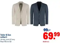 Makro Tailor & Son colbert aanbieding