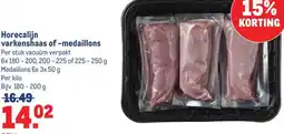 Makro Horecalijn varkenshaas of -medaillons aanbieding