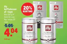 Makro Illy koffiebonen of-cups aanbieding