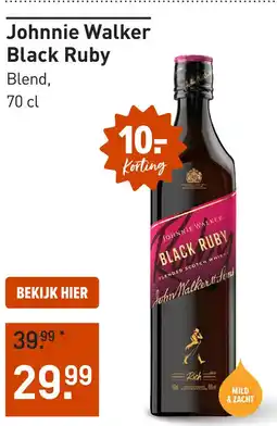 Gall & Gall Johnnie Walker Black Ruby aanbieding