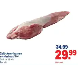 Makro Zuid-Amerikaanse runderhaas 3/4 aanbieding