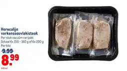 Makro Horecalijn varkenssouvlakisteak aanbieding