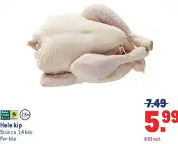 Makro Hele kip aanbieding