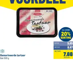 Makro Gemarineerde tartaar aanbieding