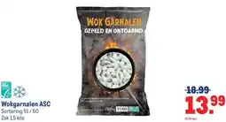 Makro Wokgarnalen ASC aanbieding