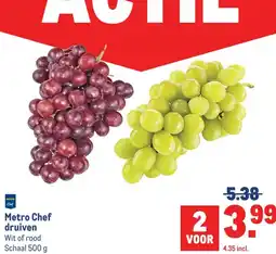 Makro Metro Chef druiven aanbieding