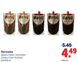Makro Marinades aanbieding