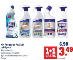 Makro Mr. Proper of Antikal reinigers aanbieding