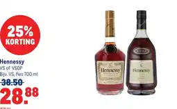 Makro Hennessy VS of VSOP aanbieding