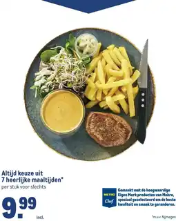 Makro Altijd keuze uit 7 heerlijke maaltijden aanbieding