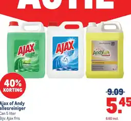 Makro Ajax of Andy allesreiniger aanbieding