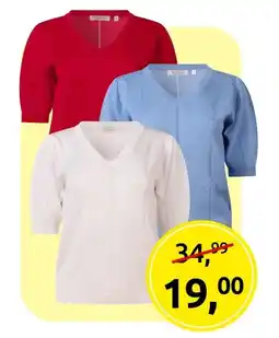 Jola Mode Trui rood aanbieding
