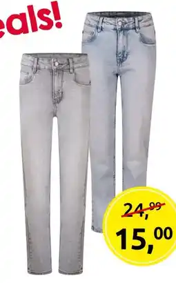 Jola Mode Jeans bleached denim aanbieding