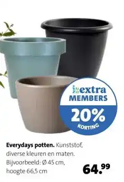 Intratuin Everydays potten. aanbieding