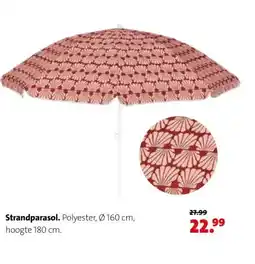 Intratuin Strandparasol. aanbieding