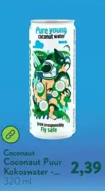 Holland & Barrett Coconaut Puur Kokoswater - 320ml aanbieding