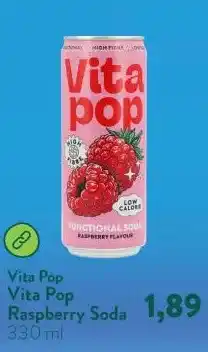 Holland & Barrett Vita Pop Raspberry Soda aanbieding