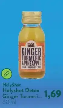 Holland & Barrett Holyshot Detox Ginger Turmeric Shot aanbieding