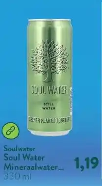 Holland & Barrett Soul Water Mineraalwater Blik aanbieding