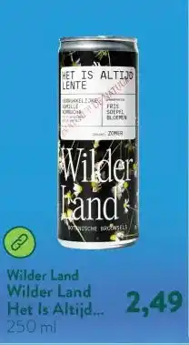 Holland & Barrett Wilder Land Het Is Altijd Lente aanbieding
