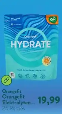 Holland & Barrett Orangefit Elektrolyten Hydrate – 135g (25 porties) aanbieding