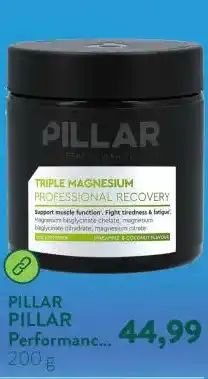 Holland & Barrett PILLAR Performance Triple Magnesium Professional Recovery Poeder Kokos & Ananas aanbieding