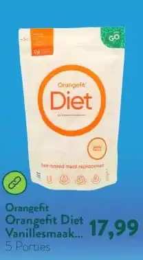Holland & Barrett Orangefit Diet Vanillesmaak – 325g aanbieding