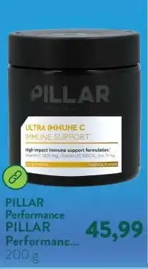 Holland & Barrett PILLAR Performance Ultra Immune C Immune Support Poeder Tropical aanbieding