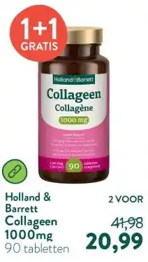 Holland & Barrett Collageen 1000mg aanbieding