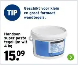 GAMMA Handson super pasta tegellijm wit 4 kg aanbieding