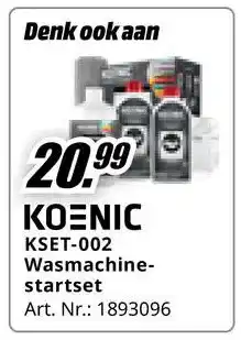 MediaMarkt Bekijk Koenic Wasmachine Startset aanbieding
