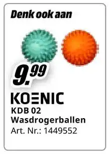 MediaMarkt Bekijk Koenic Wasdrogerballen aanbieding