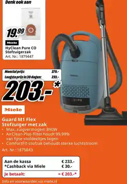 MediaMarkt Bekijk Miele Stofzuiger met zak aanbieding
