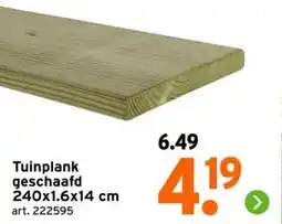 GAMMA Tuinplank geschaafd 240x1.6x14 cm aanbieding