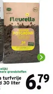 GAMMA Fleurella turfvrije potgrond 30 liter per stuk aanbieding